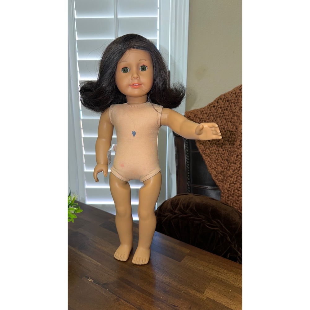American Girl Truly Me Doll Dark Brown Hair Green Eyes 18 Inch TLC Restoration